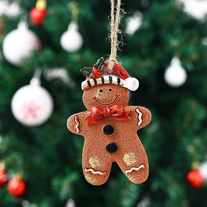 Gingerbread Man Ornament Handcrafted Durable Easy To Hang