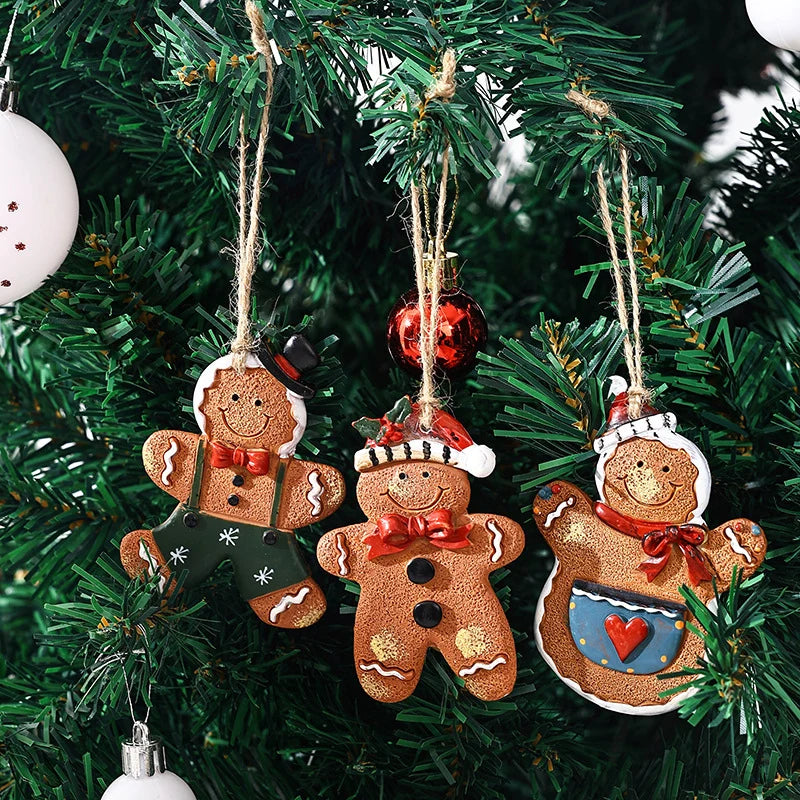 Gingerbread Man Ornament Handcrafted Durable Easy To Hang