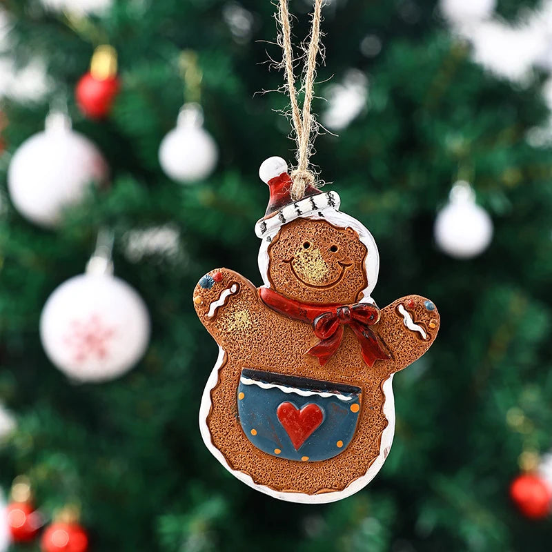 Gingerbread Man Ornament Handcrafted Durable Easy To Hang