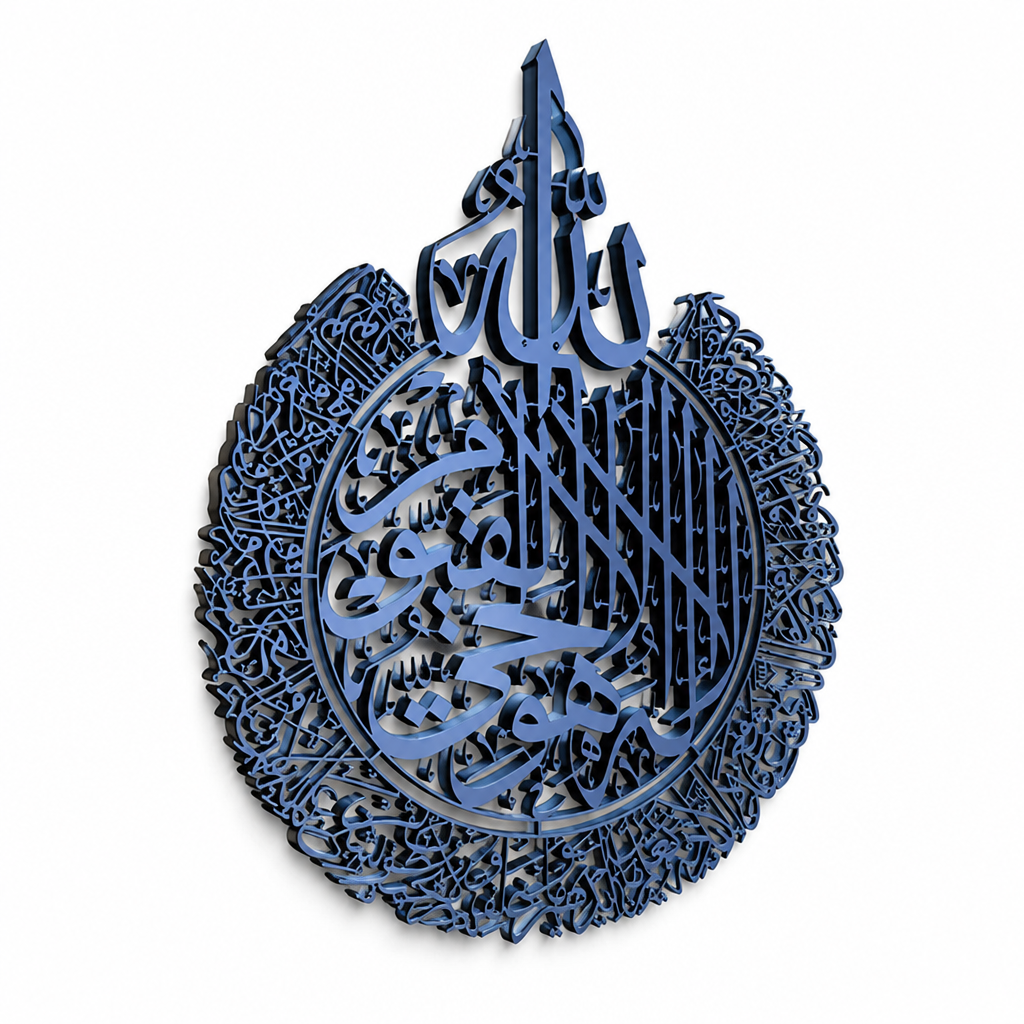 Glossy Mirror Finish Eco-Friendly MDF Wall Art (Single-Nail Hang)