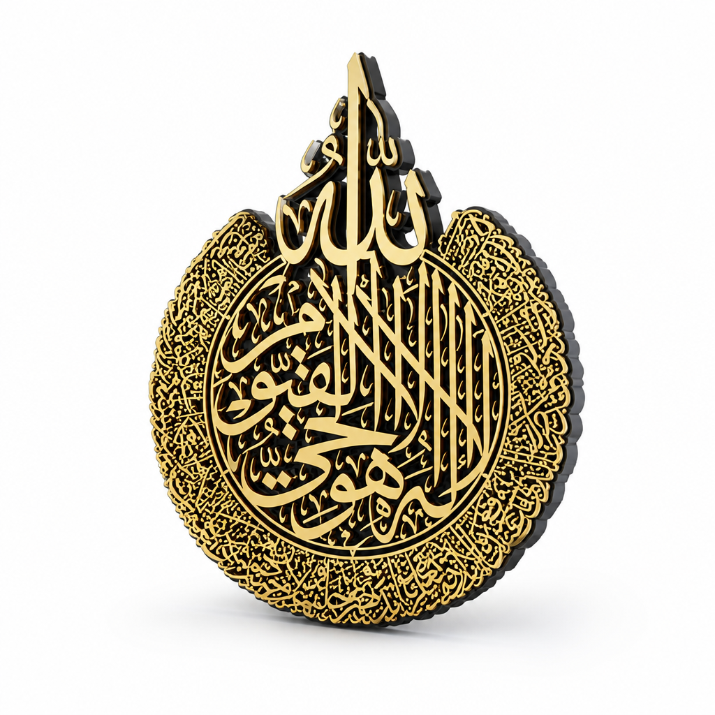 Glossy Mirror Finish Eco-Friendly MDF Wall Art (Single-Nail Hang)