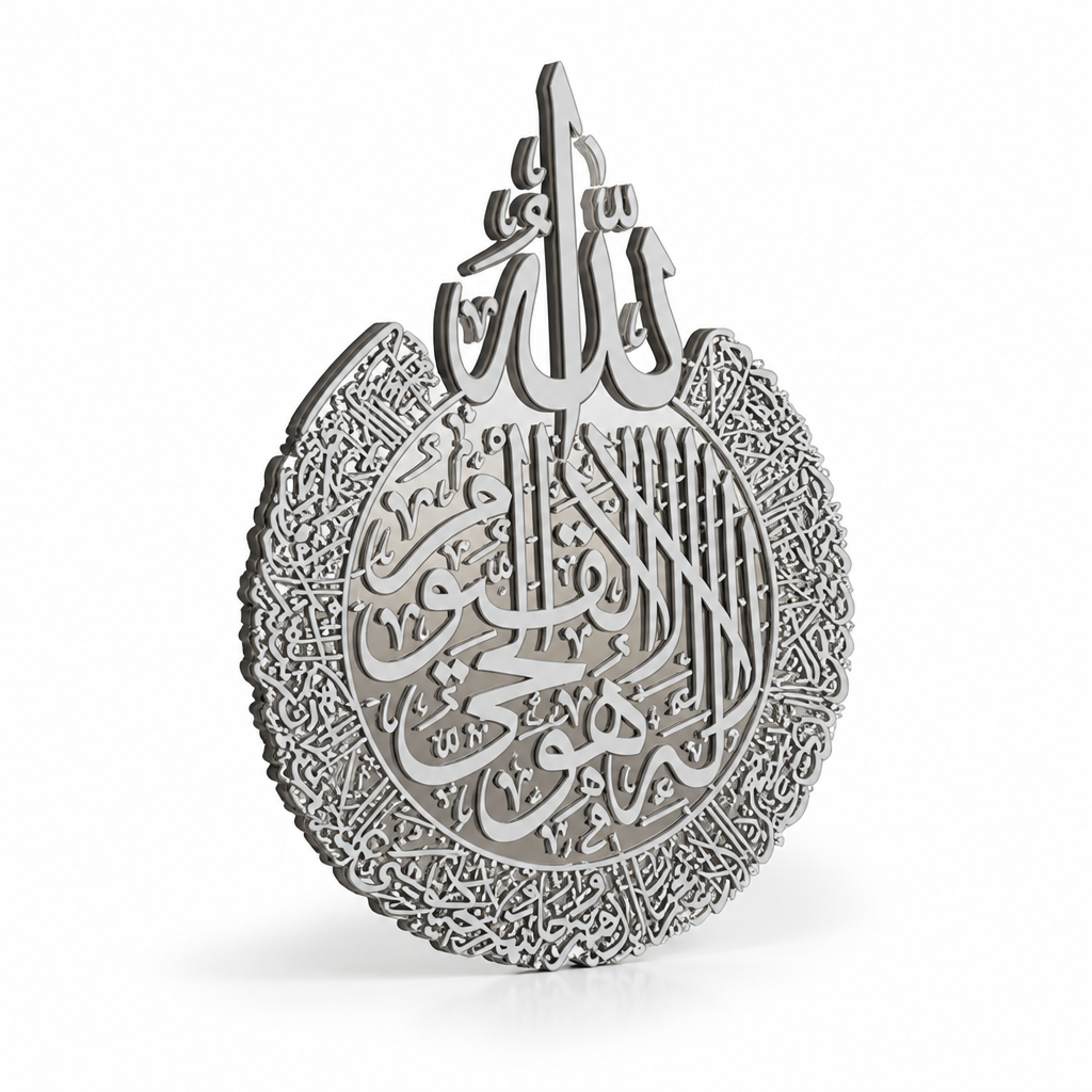 Glossy Mirror Finish Eco-Friendly MDF Wall Art (Single-Nail Hang)