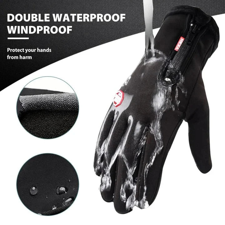 Gloves Fleece Lined & Textured Grip