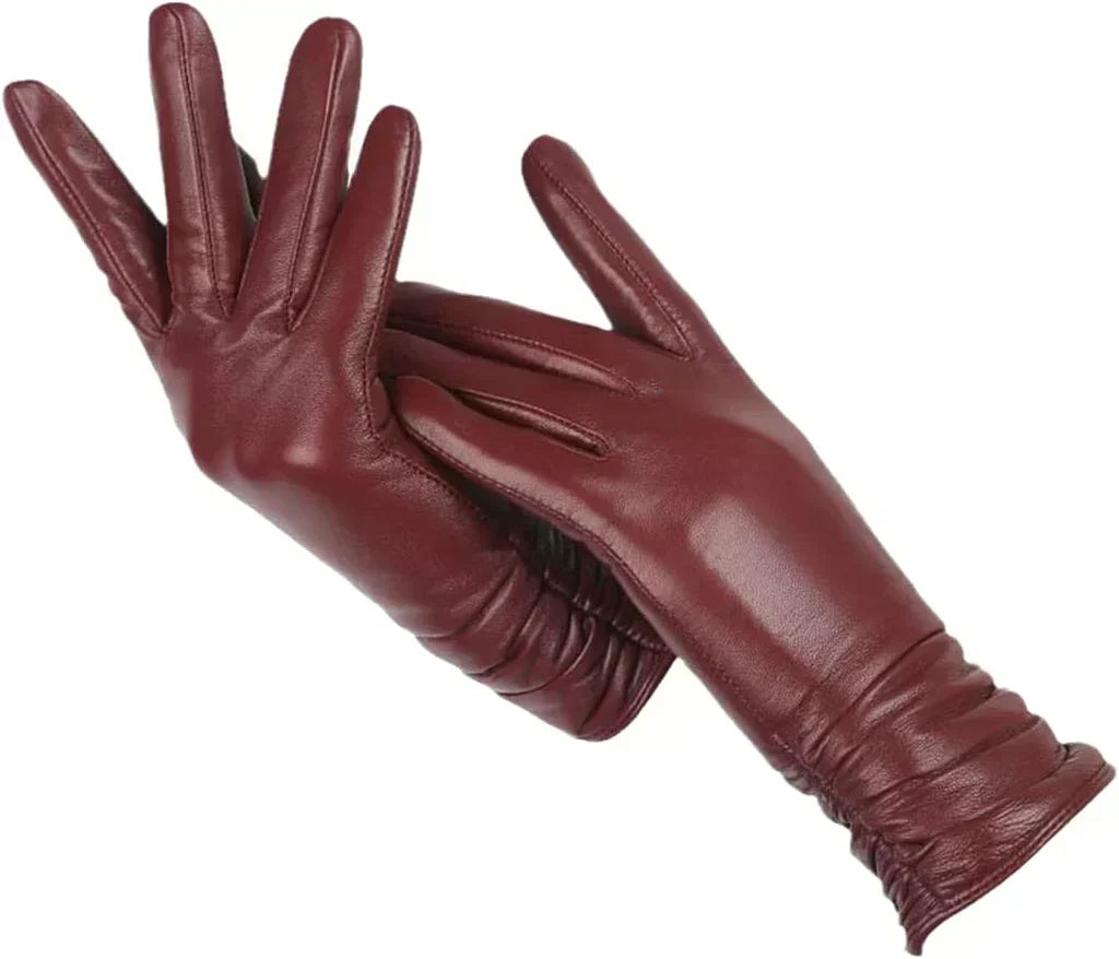 Gloves Sheepskin Leather Wool Lined