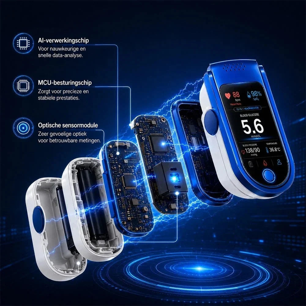 Glucose Monitor Non-Invasive Laser Compact Design