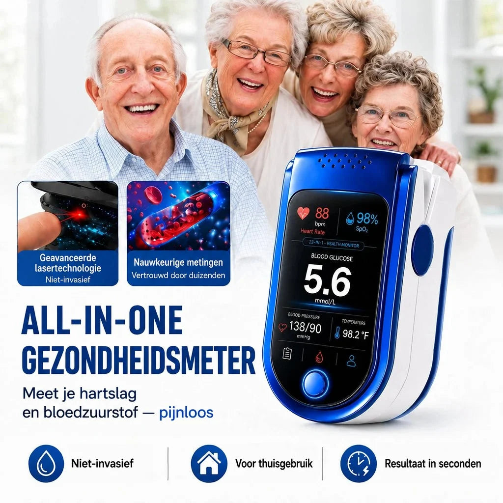 Glucose Monitor Non-Invasive Needle-Free