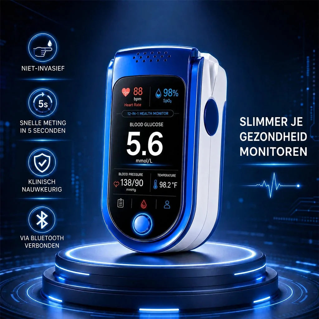 Glucose Monitor Non-Invasive Needle-Free