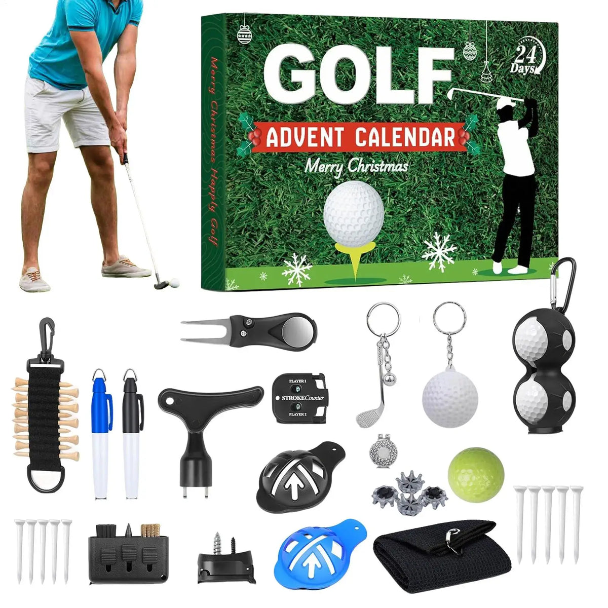 Golf Advent Calendar 24 Accessories & Gadgets