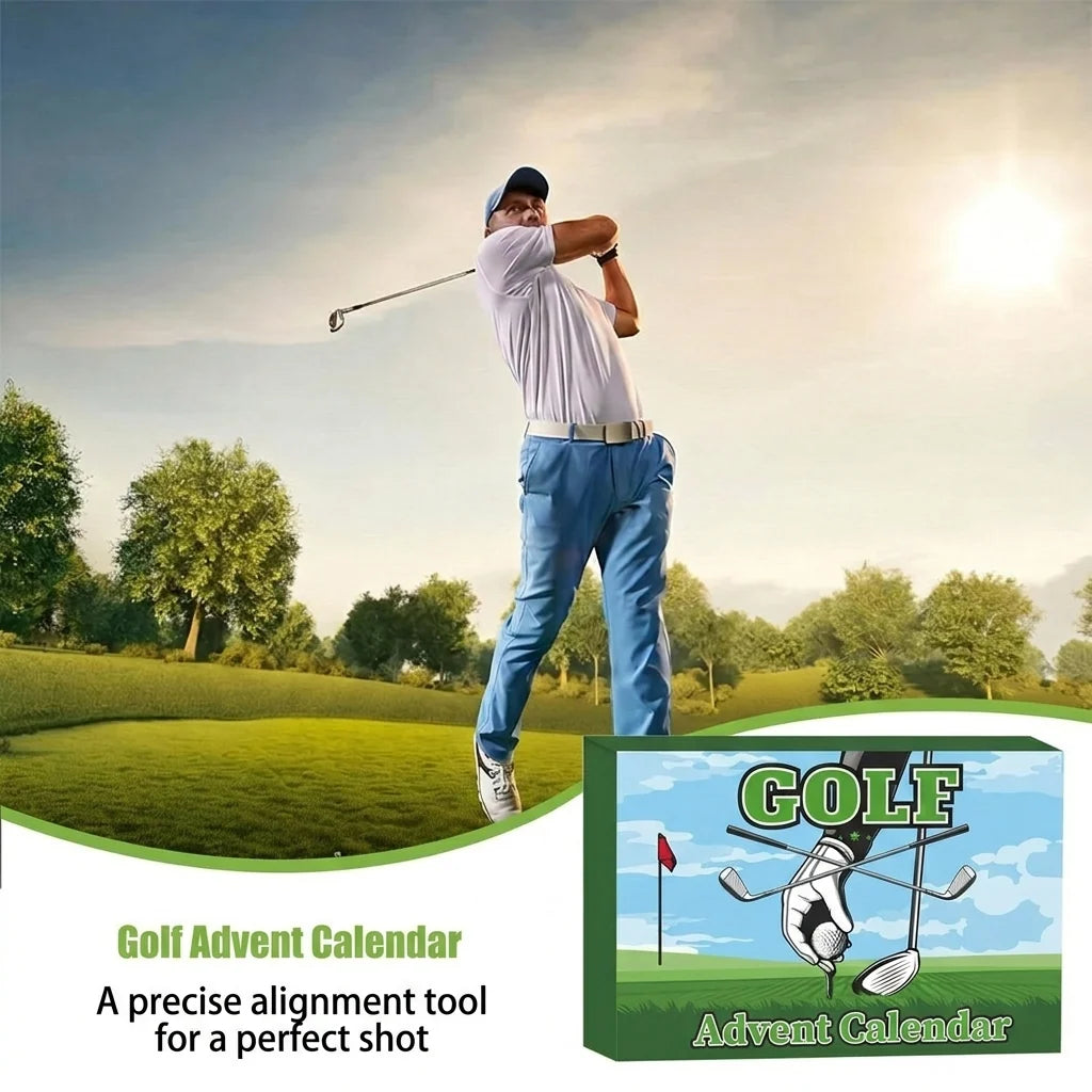 Golf Advent Calendar 24-Piece Accessory Set