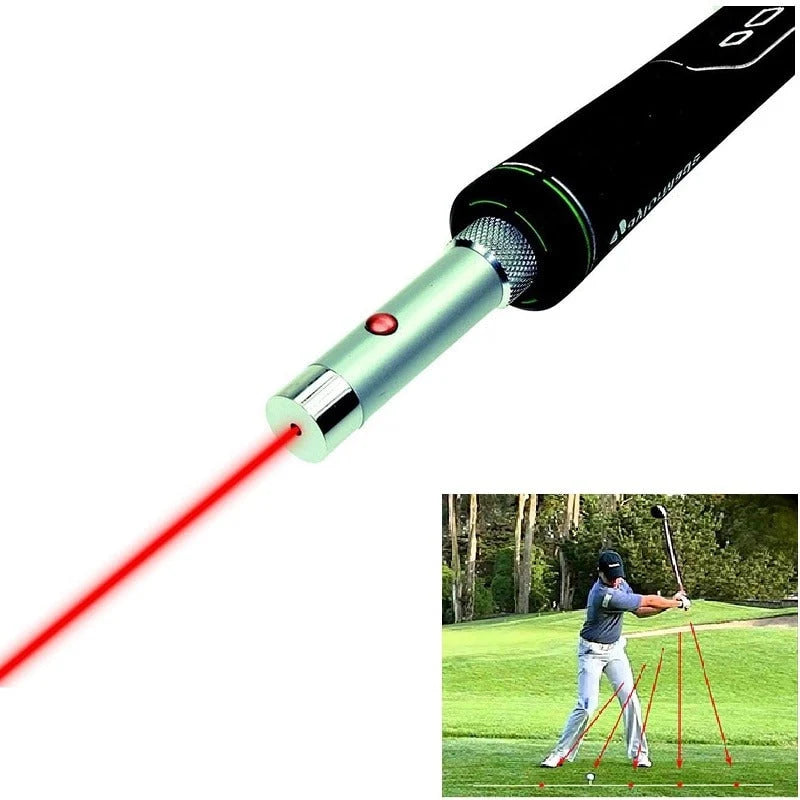 Golf Swing Trainer Laser Path Tracking Universal Grip Clip