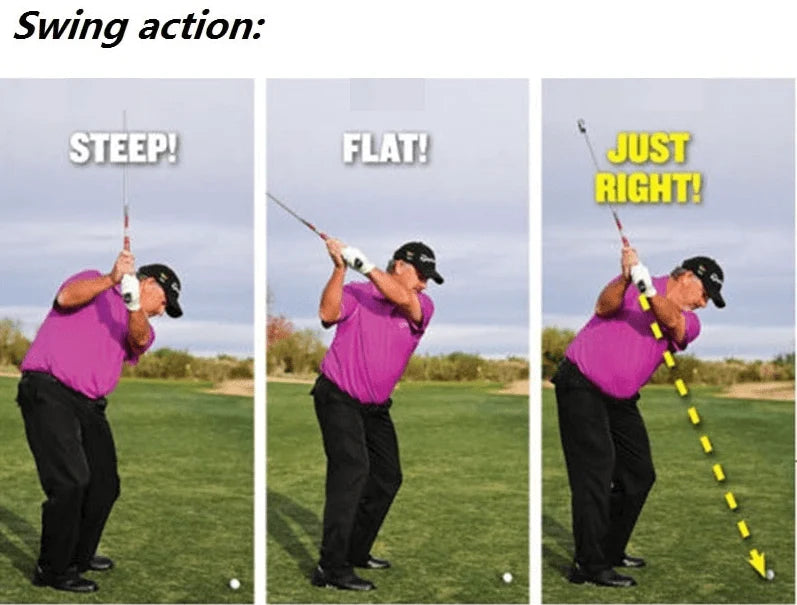 Golf Swing Trainer Laser Path Tracking Universal Grip Clip