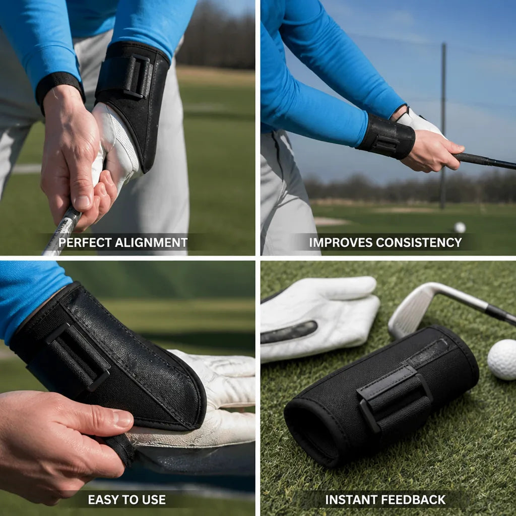 Golf Wrist Trainer Wrist Alignment Instant Feedback