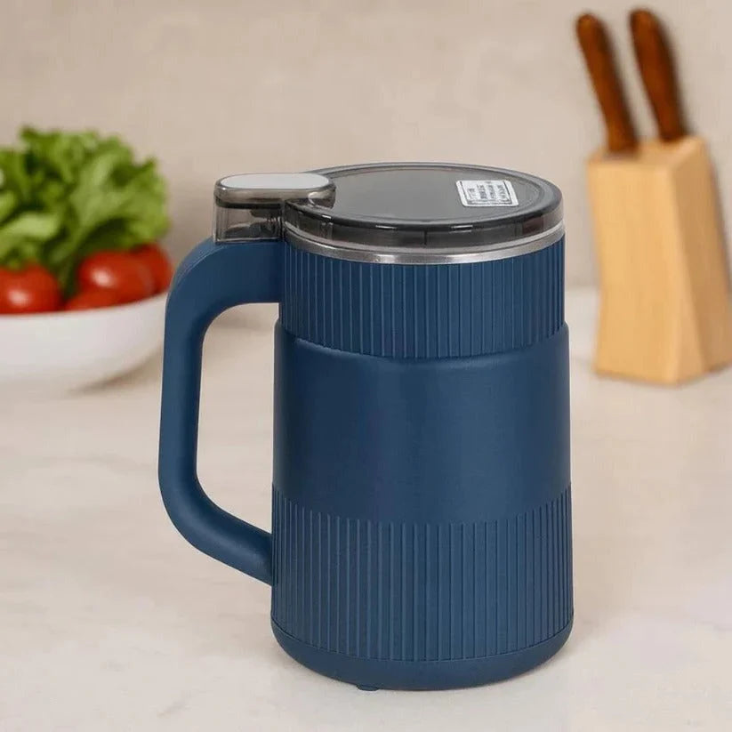 Grain Mill Electric Single-Button Stainless Steel Container