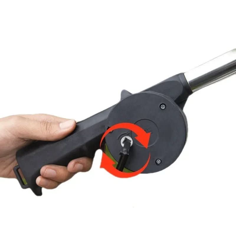 Grill Fan Hand-Operated Lightweight Plastic