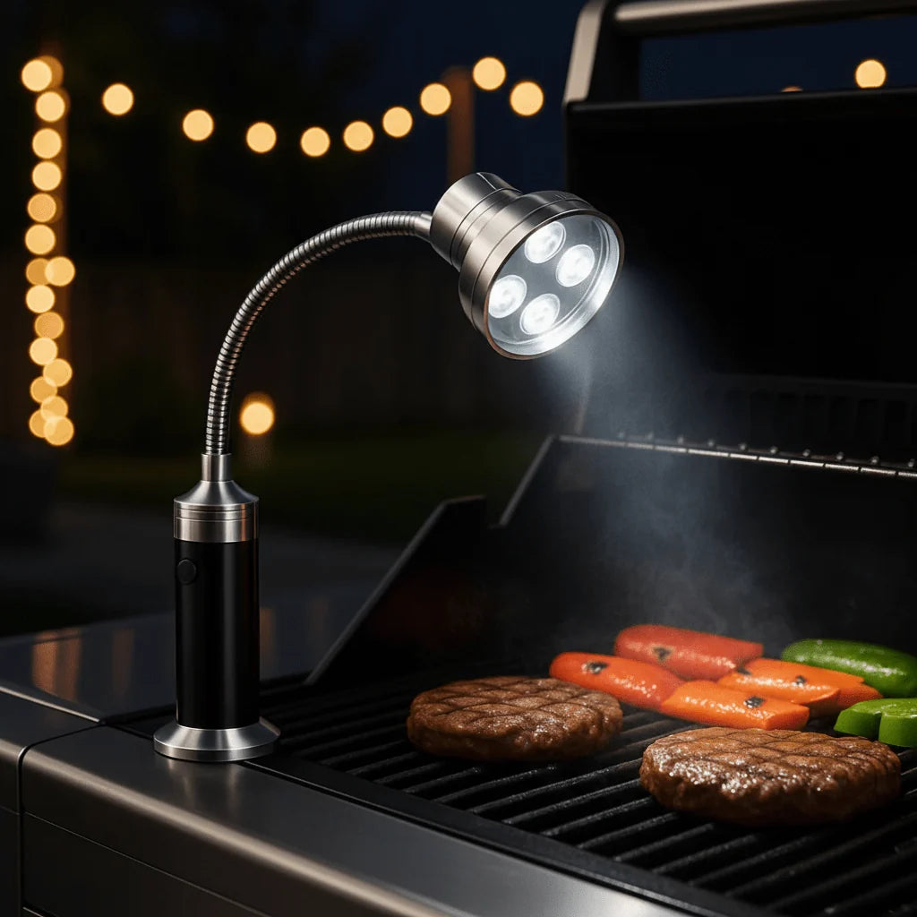 Grill Light Magnetic Base Flexible 360° Gooseneck LED