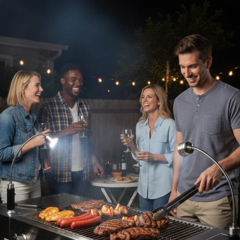 Grill Light Magnetic Base Flexible 360° Gooseneck LED
