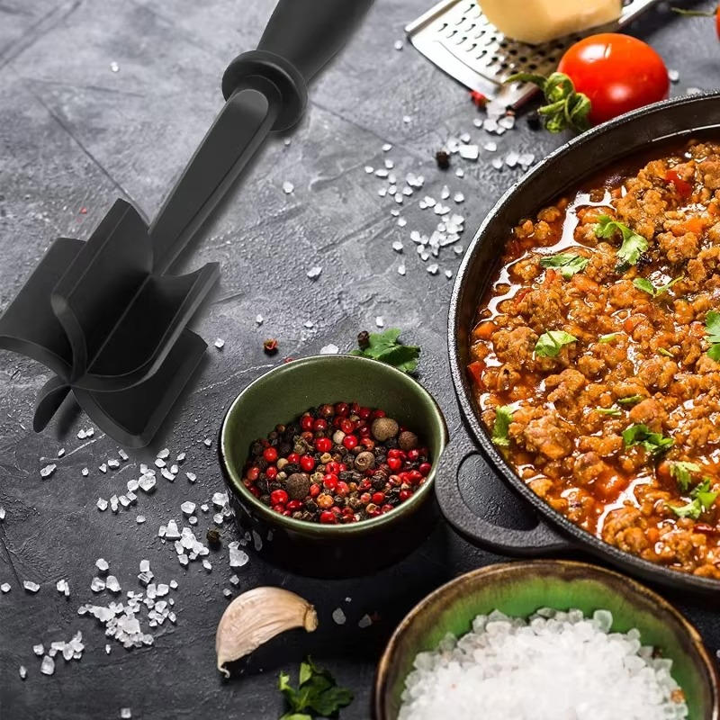 Ground Meat Chopper Five-Blade Heat-Resistant Nylon Head