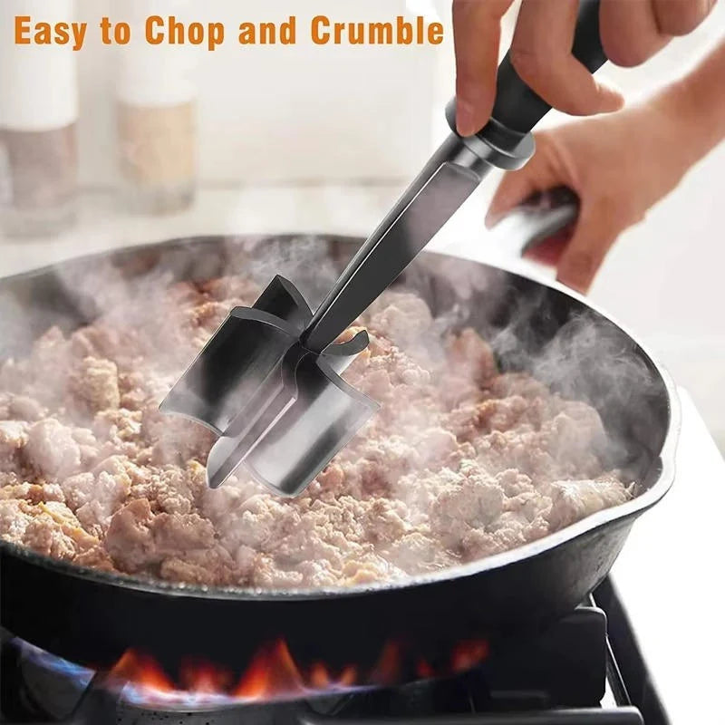 Ground Meat Chopper Five-Blade Heat-Resistant Nylon Head