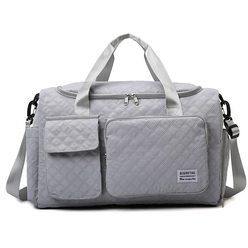 Gym Bag Tear-Resistant Multi-Pocket Shoe Compartment