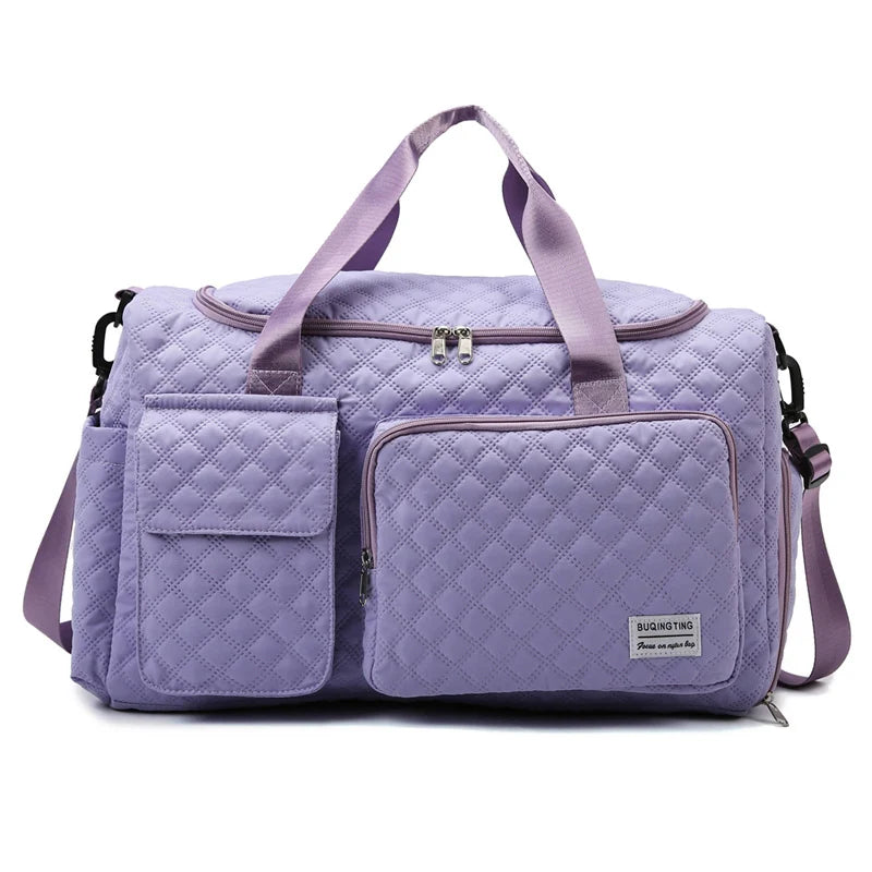 Gym Bag Tear-Resistant Multi-Pocket Shoe Compartment