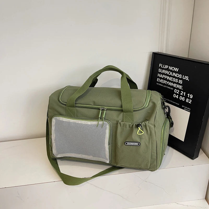 Gym Duffel Bag Multi-Pocket & Spacious Water-Resistant Fabric