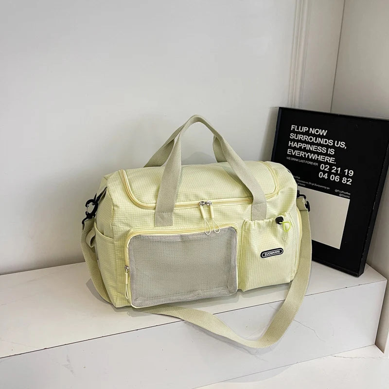 Gym Duffel Bag Multi-Pocket & Spacious Water-Resistant Fabric