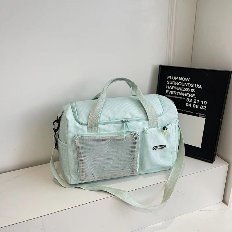Gym Duffel Bag Multi-Pocket & Spacious Water-Resistant Fabric