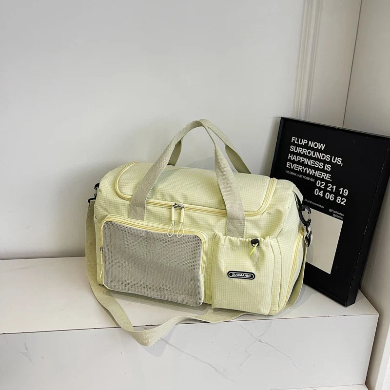 Gym Duffel Bag Multi-Pocket & Spacious Water-Resistant Fabric