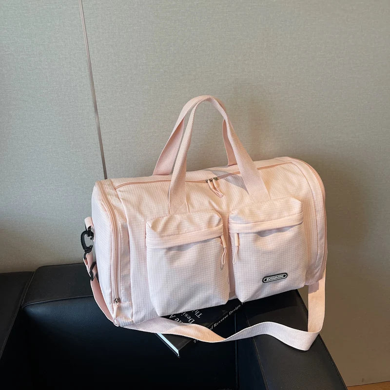 Gym Duffel Bag Spacious Multi-Compartment Adjustable Strap