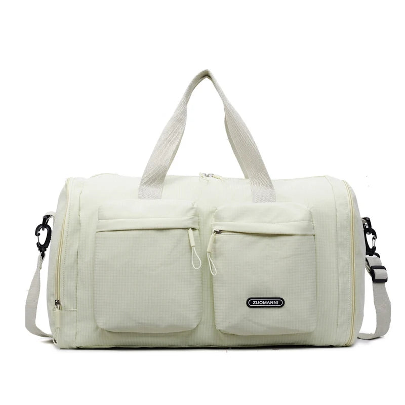 Gym Duffel Bag Spacious Multi-Compartment Adjustable Strap
