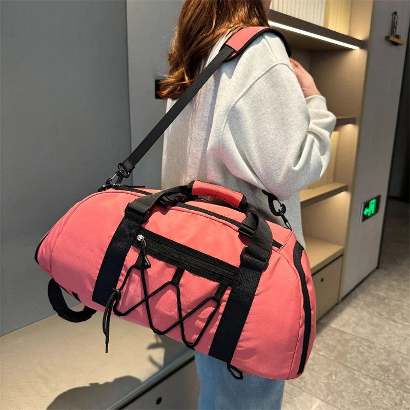 Gym Duffle Bag Spacious Tear-Resistant Multiple Pockets