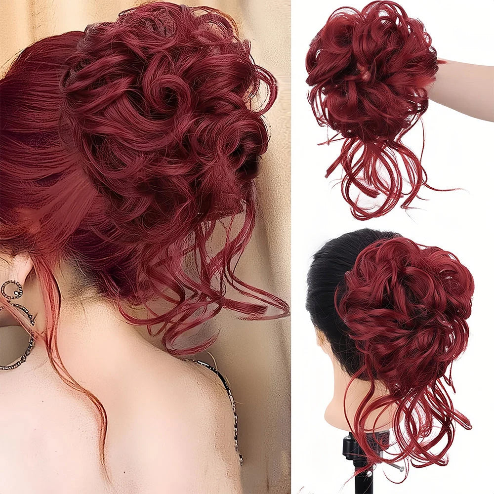 Hair Bun Volumizing Heat-Resistant Adjustable Fit