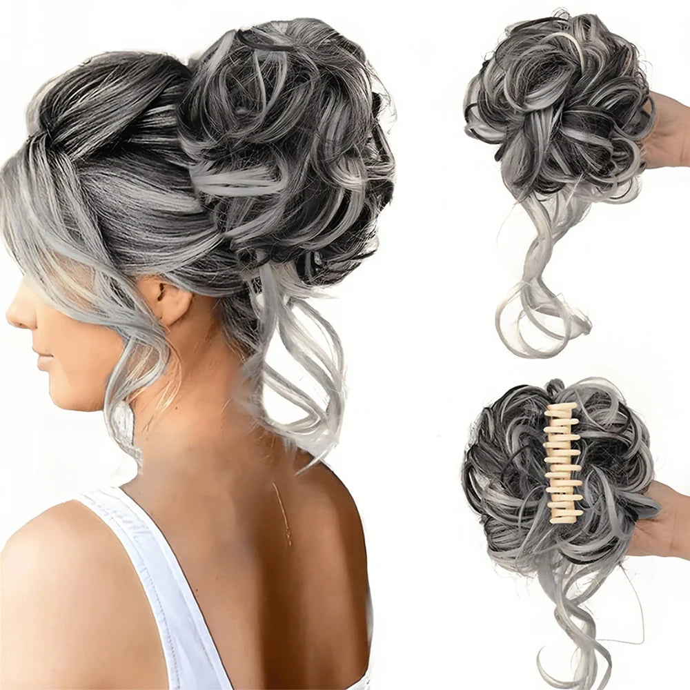 Hair Bun Volumizing Heat-Resistant Adjustable Fit