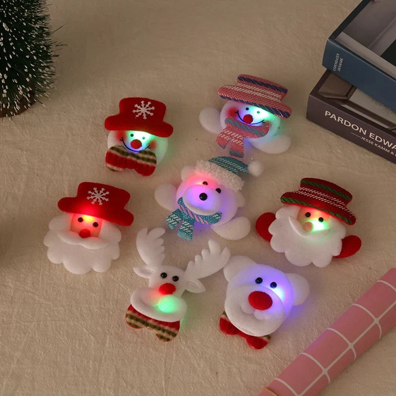 Hair Clip Handcrafted Felt Battery-Operated LED Lights