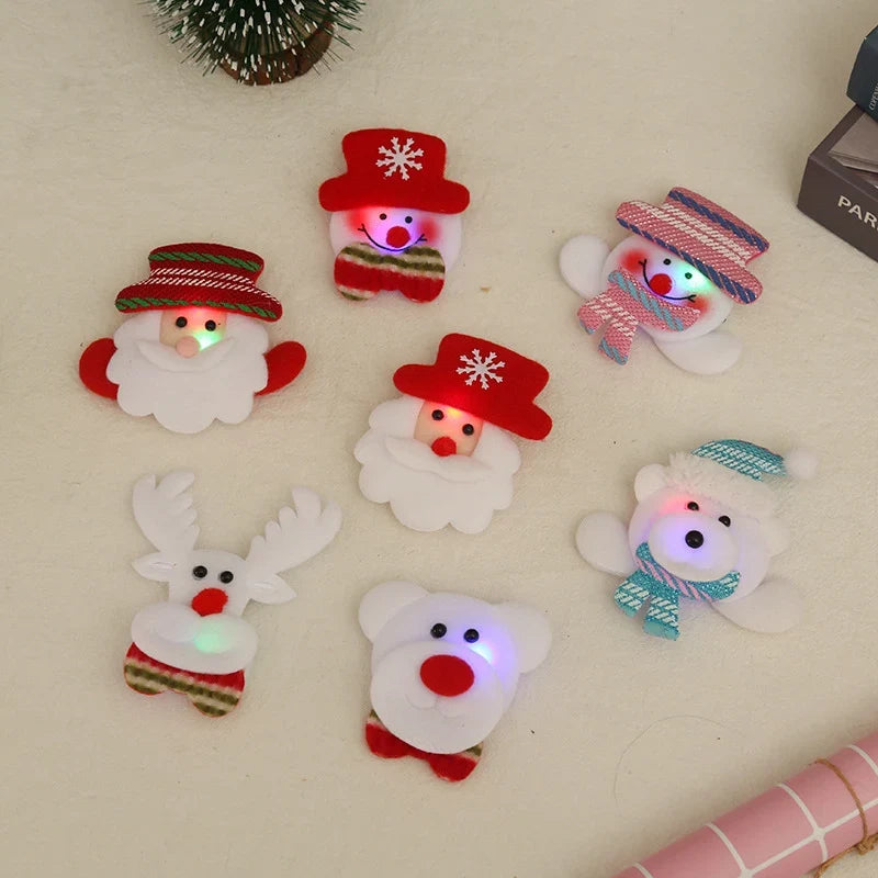 Hair Clip Handcrafted Felt Battery-Operated LED Lights