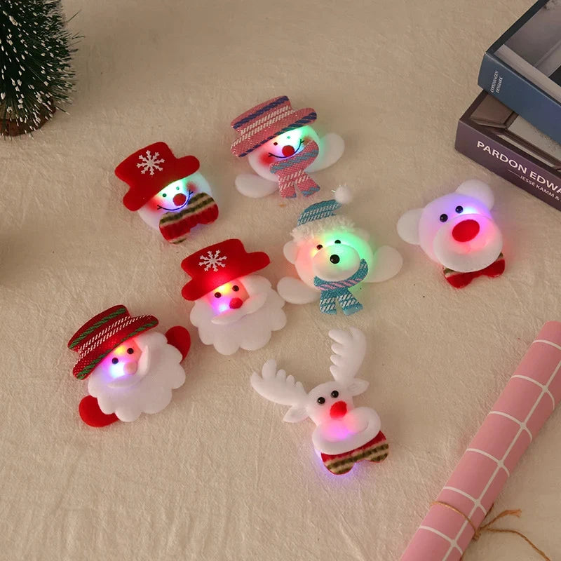 Hair Clip Handcrafted Felt Battery-Operated LED Lights