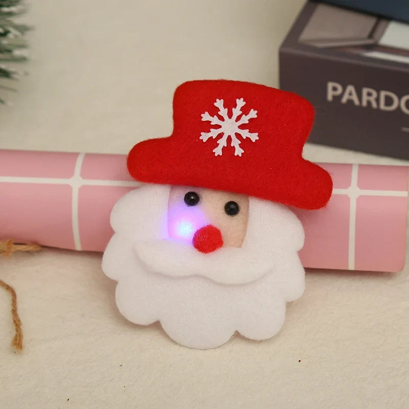 Hair Clip Handcrafted Felt Battery-Operated LED Lights
