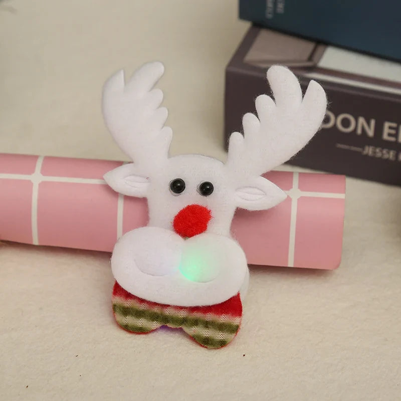 Hair Clip Handcrafted Felt Battery-Operated LED Lights
