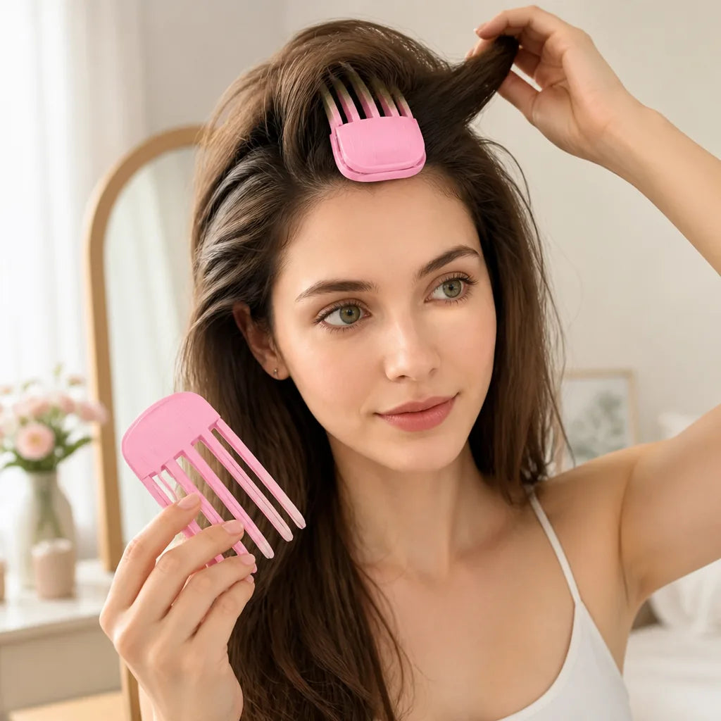 Hair Clip Root-Lifting 3-Tooth Heat-Free