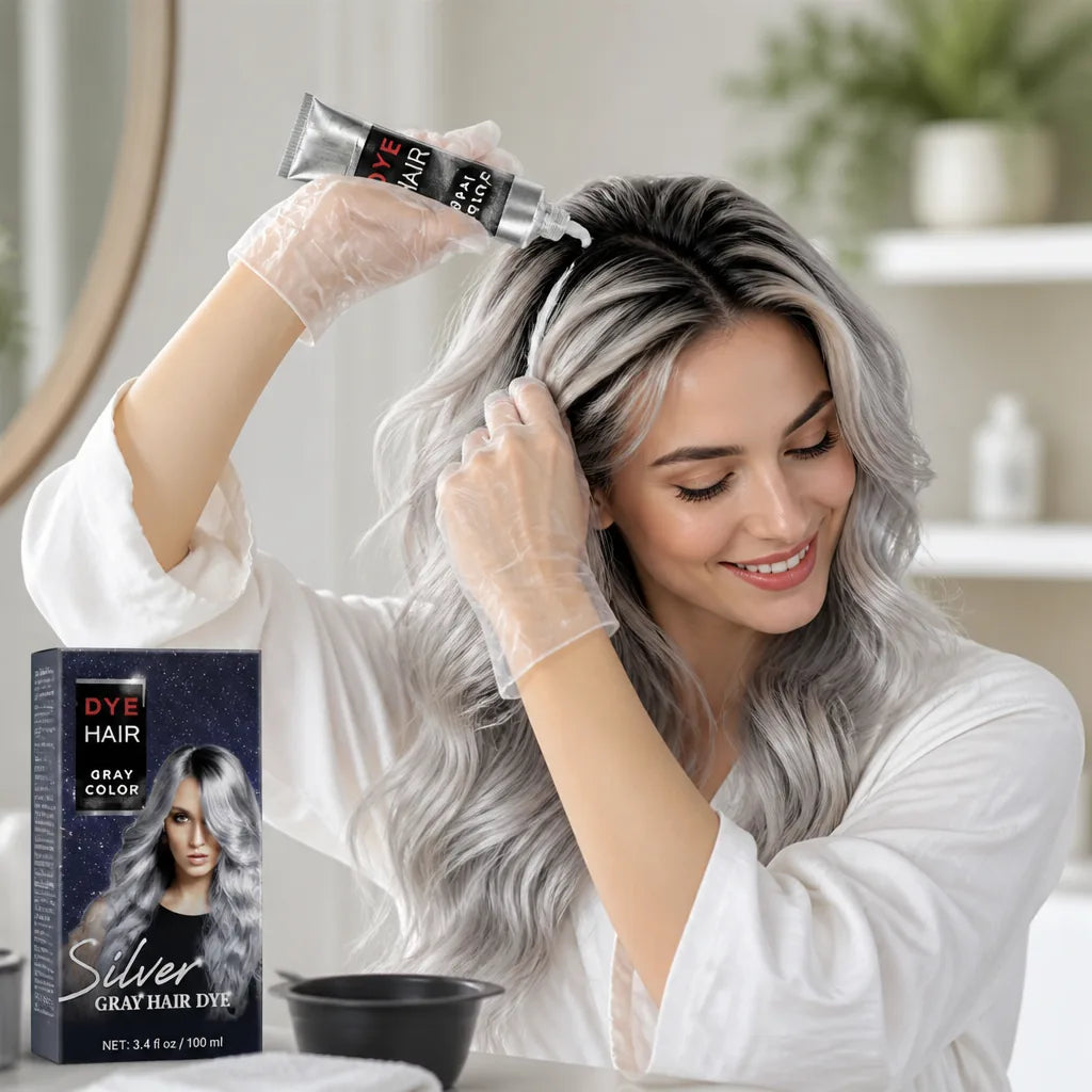 Hair Color Cream No-Bleach Long-Lasting Moisturizing Shine