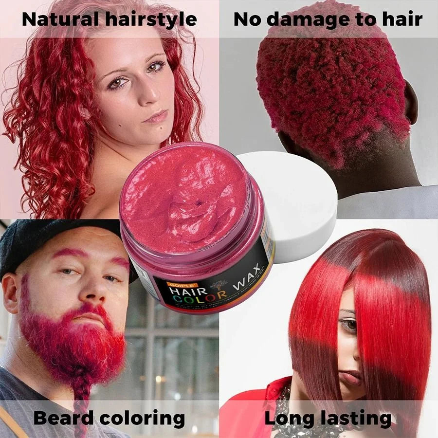 Hair Color Wax Temporary Wash-Out Multi-Use