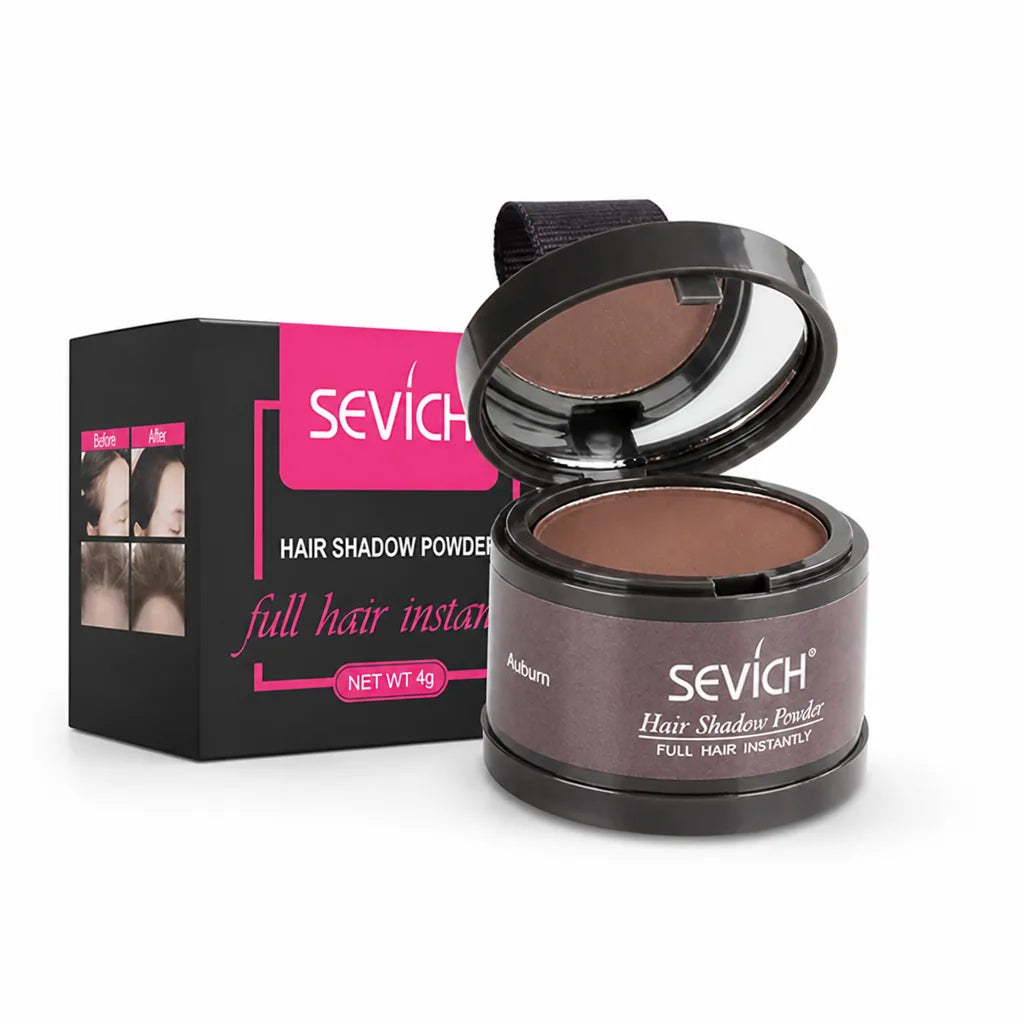 Hair Concealer Powder Instant Root Coverage Waterproof Natural Fibers