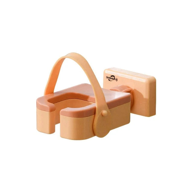 Hair Dryer Holder 180° Rotating Adhesive Wall Mount