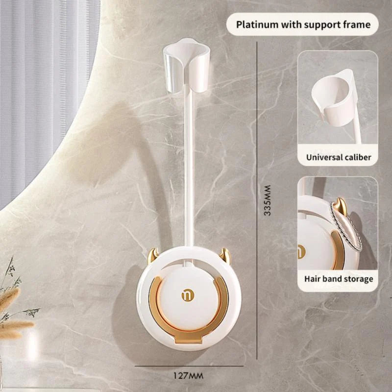 Hair Dryer Holder Self-Adhesive Space-Saving ABS