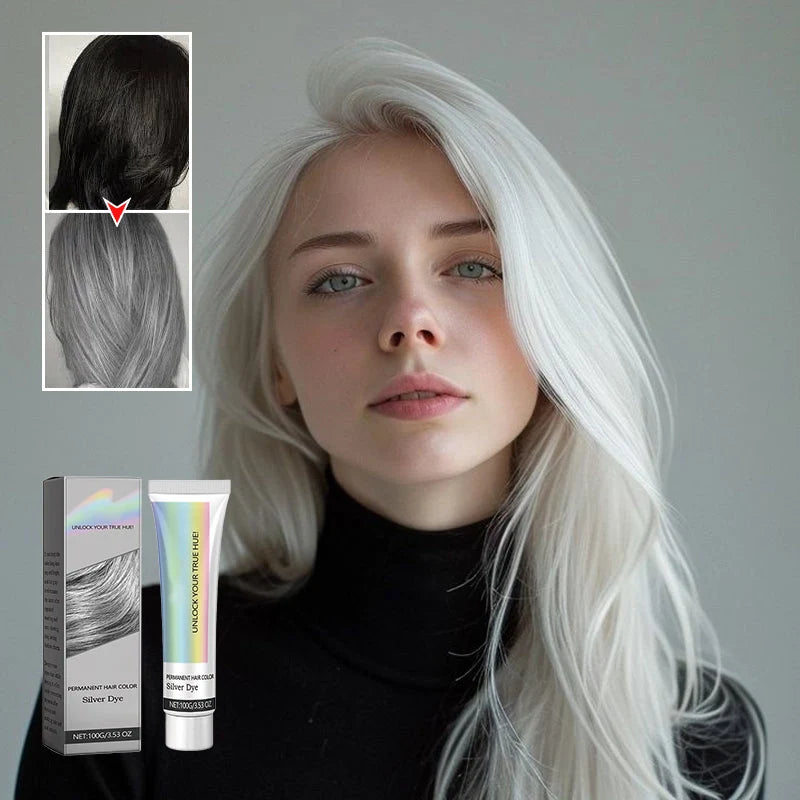 Hair Dye Silver Ammonia-Free With Aloe Extract