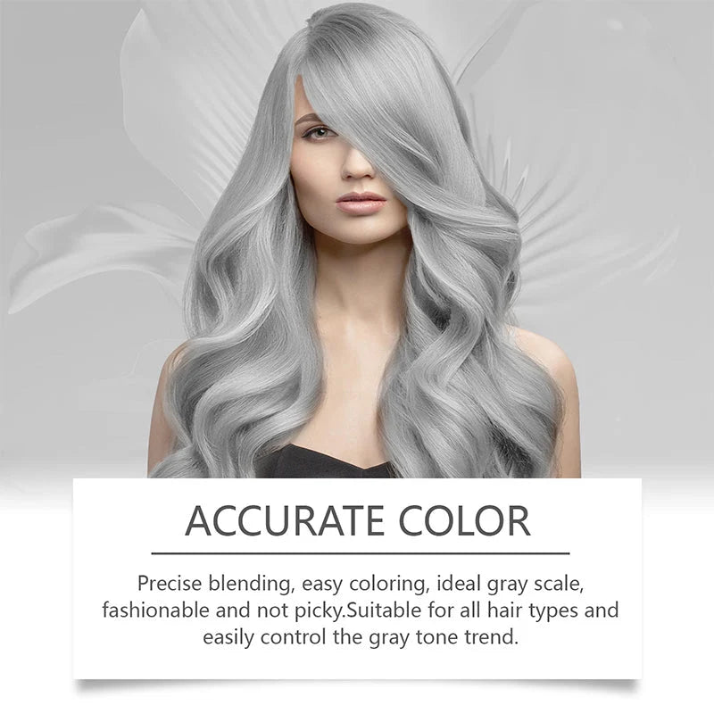 Hair Dye Silver Ammonia-Free With Aloe Extract