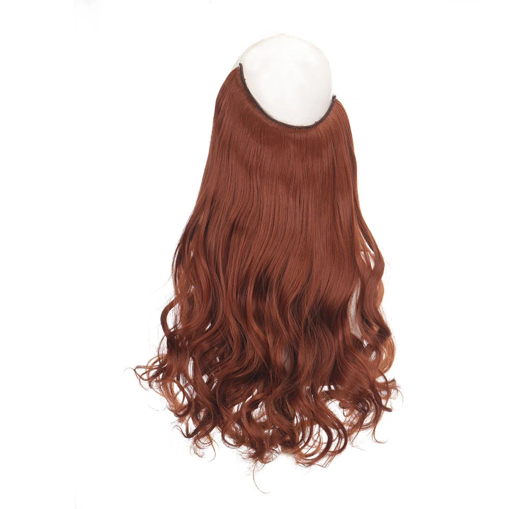 Hair Extensions 100% Human Hair Natural Wavy Heat-Stylable