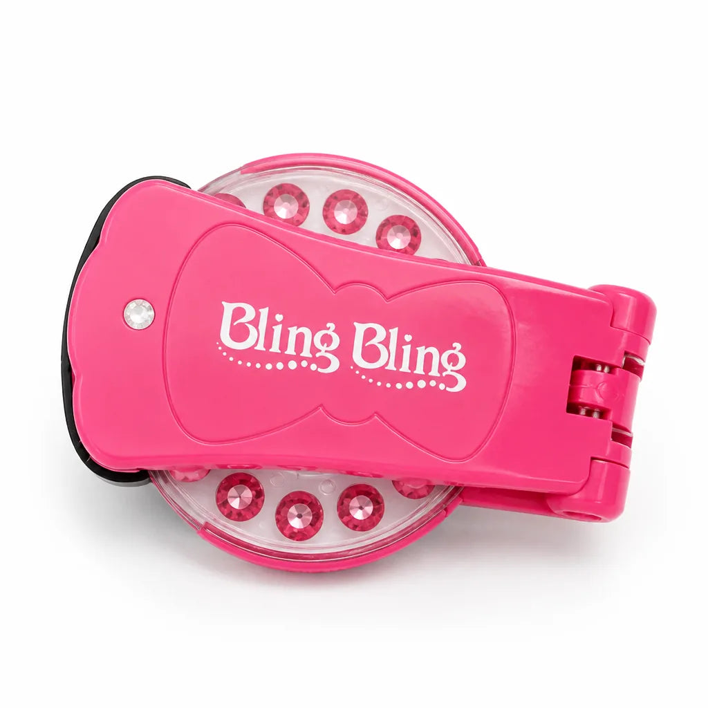 Hair Gem Decorator One-Click Applicator 180 Pink Gems