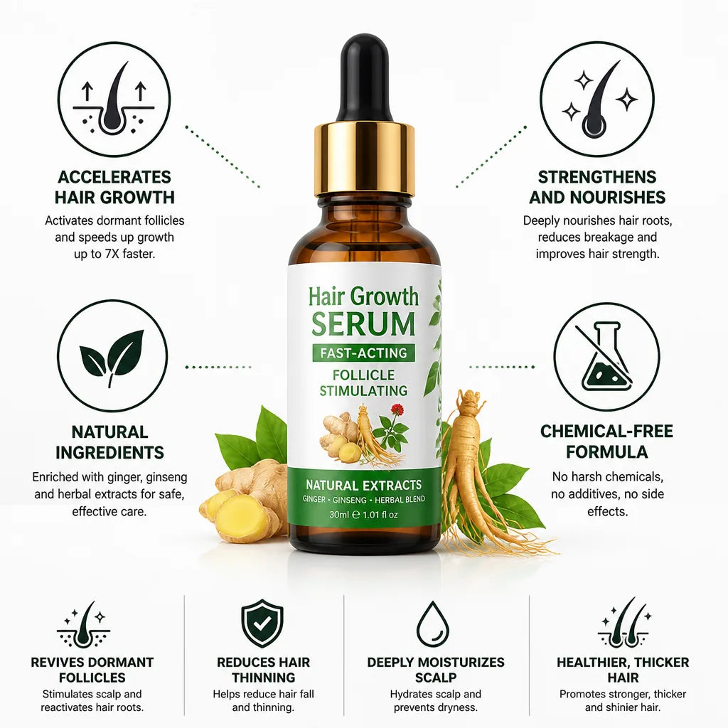 Hair Growth Serum Fast-Acting Follicle Stimulating