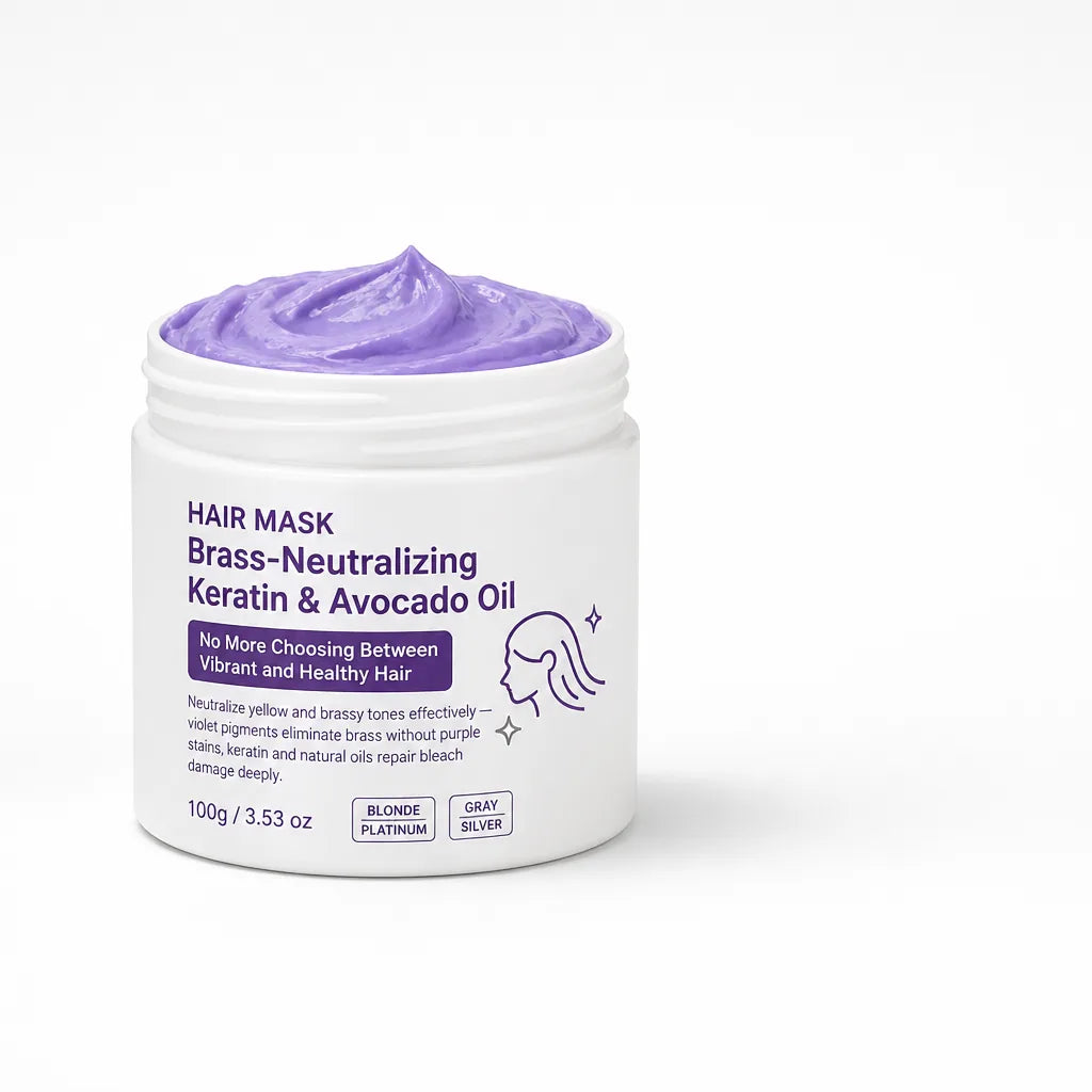 Hair Mask Brass-Neutralizing Keratin & Avocado Oil